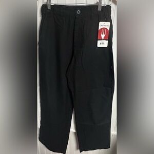 Chef Works Professional Series Chef Pants Mens Small Black PSER-BLK-S
